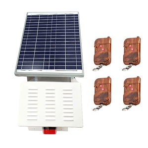 KIT 10 - ALARMA COMUNITARIA SOLAR PROYTEL | 15W + 4 Controles Remotos