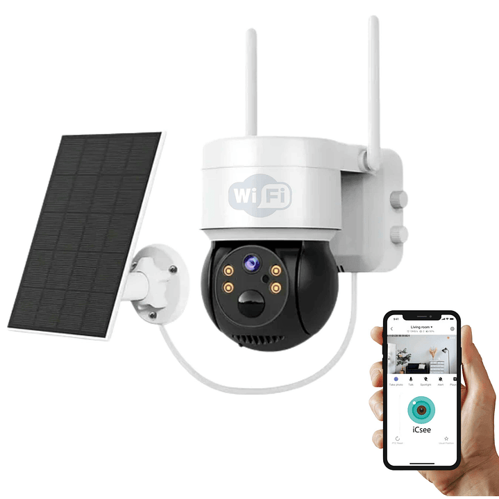 CAMARA WIFI SOLAR EXTERIOR CON MOVIMIENTO 1