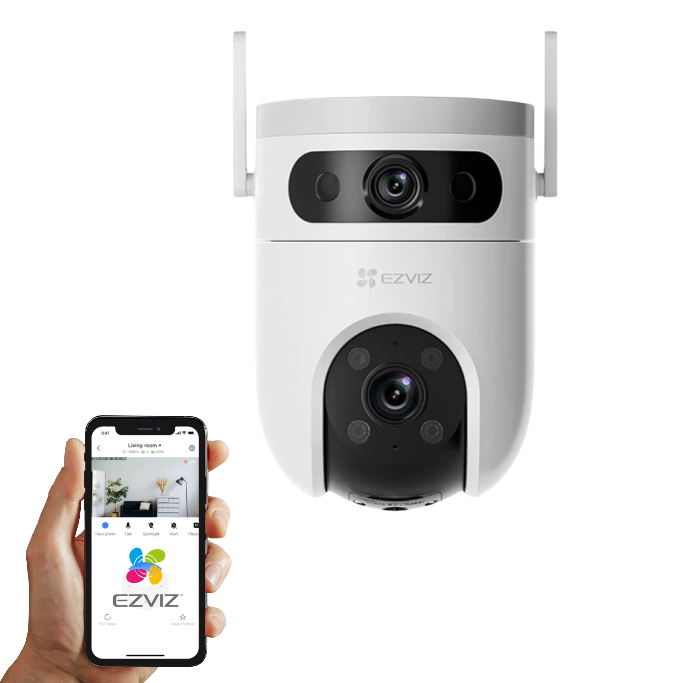 CAMARA IP WIFI PT DOBLE LENTE 3K - FULL RESOLUCION 3K