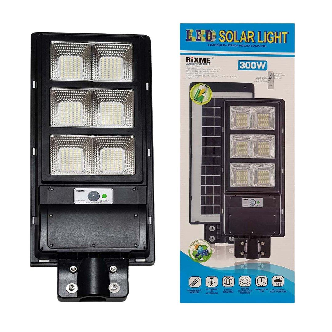 Foco Solar LED 300 Watts - Sensor de Movimiento  2