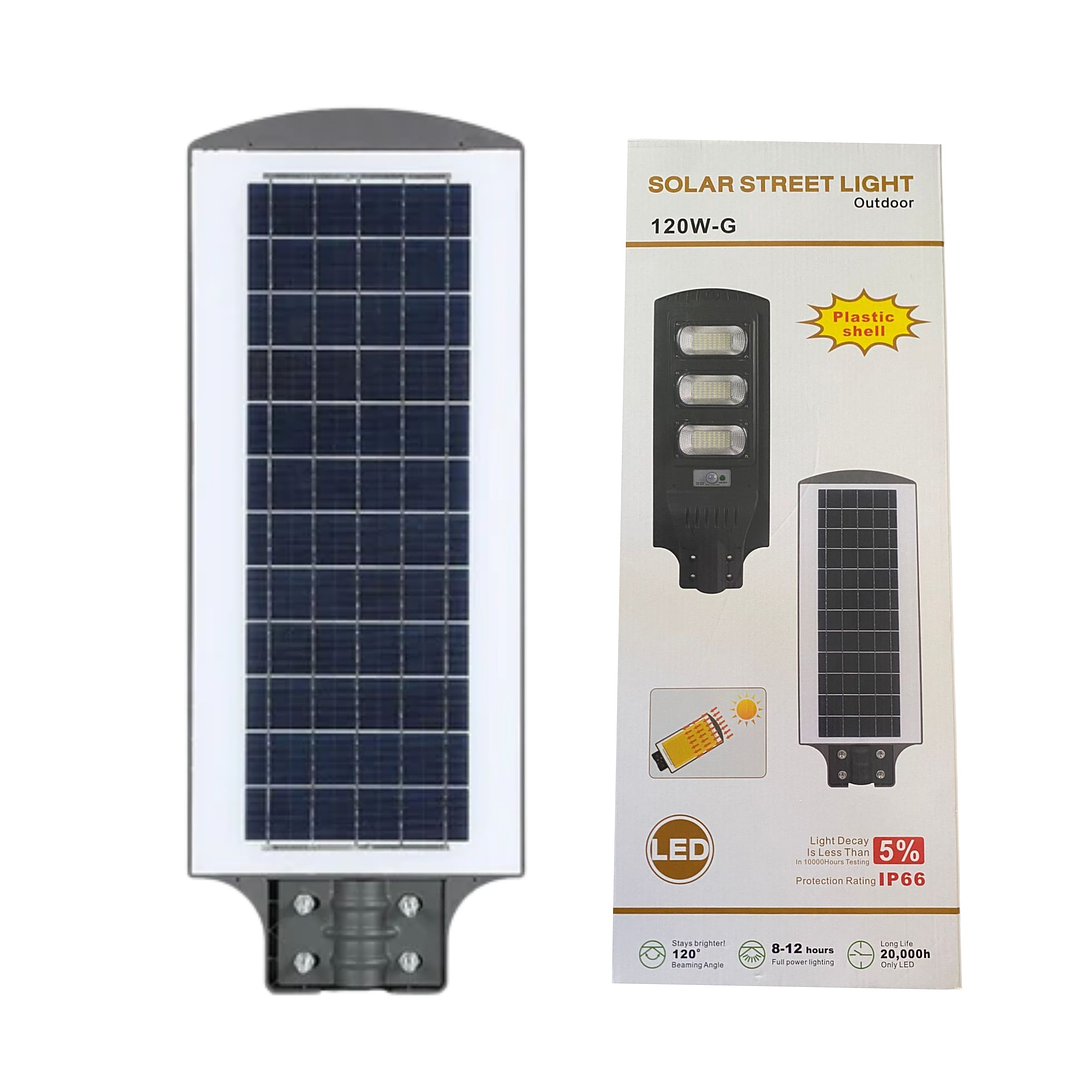 Foco Solar LED 120 Watts - Sensor de Movimiento + Soporte 3