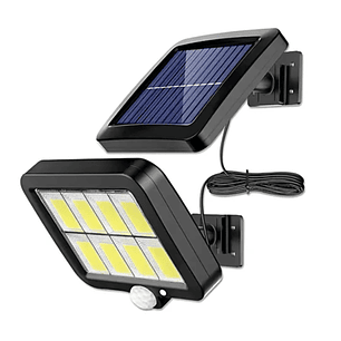 Foco Solar 288 LEDS 120 Watts para muros, incluye control remoto