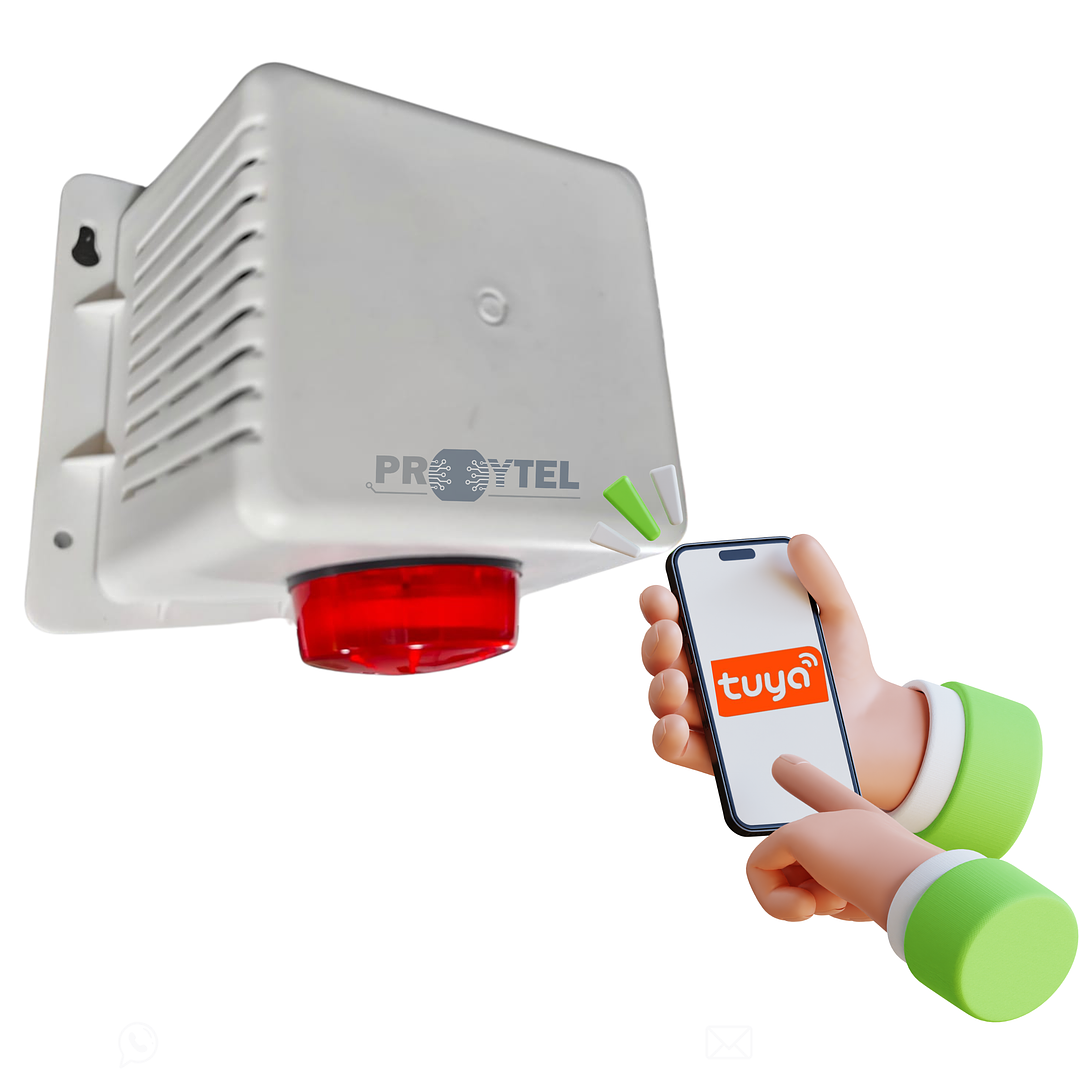 KIT ML9 - Sirena con Botón de pánico + Activación por Celular 4