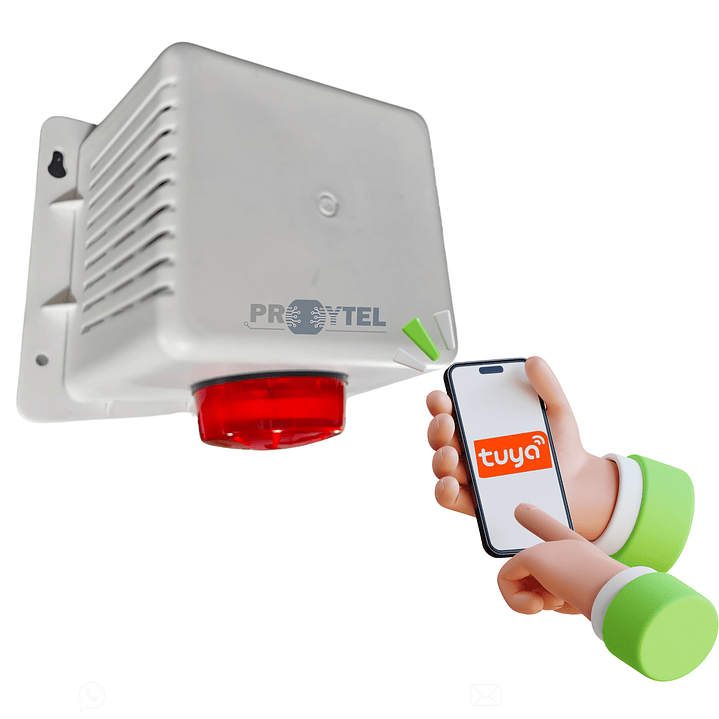 KIT ML9 - Sirena con Botón de pánico + Activación por Celular 4