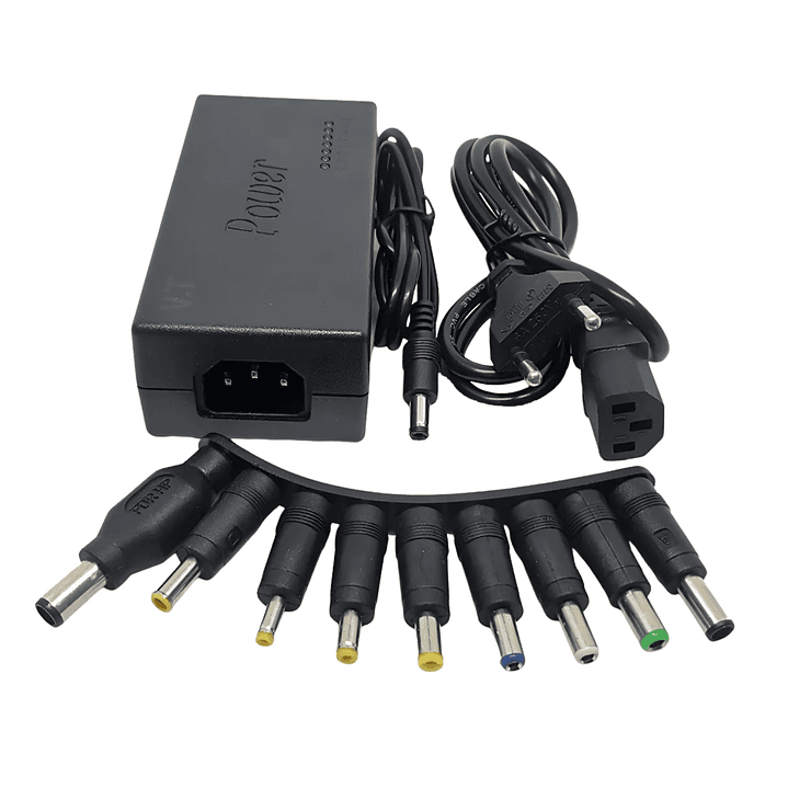 Cargador Universal Notebook Ajustable 9 Puntas 120w 12-24v 1