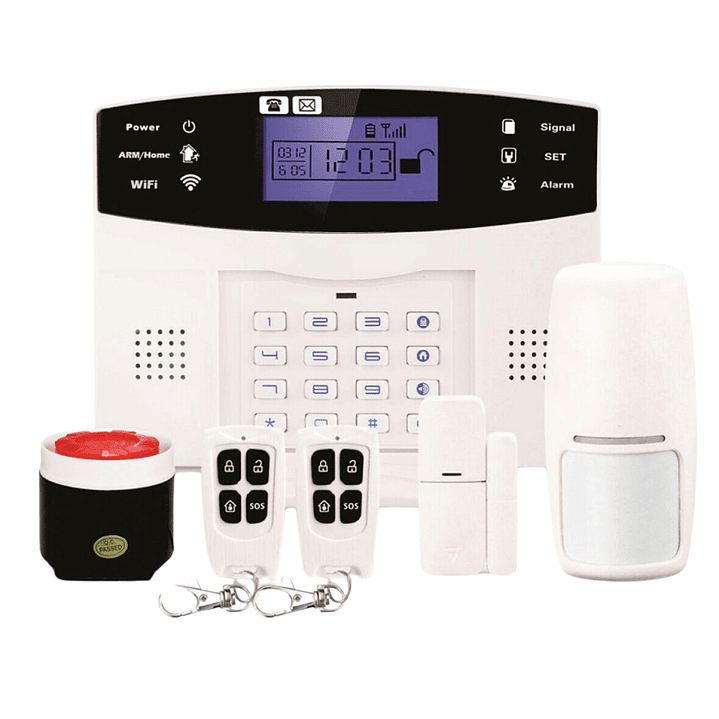 KIT 1 ALARMA 4G /WIFI + 10 SENSORES MAGNETICOS - ENVIA ALERTAS DE ACTIVACION - APP TUYASMART 3