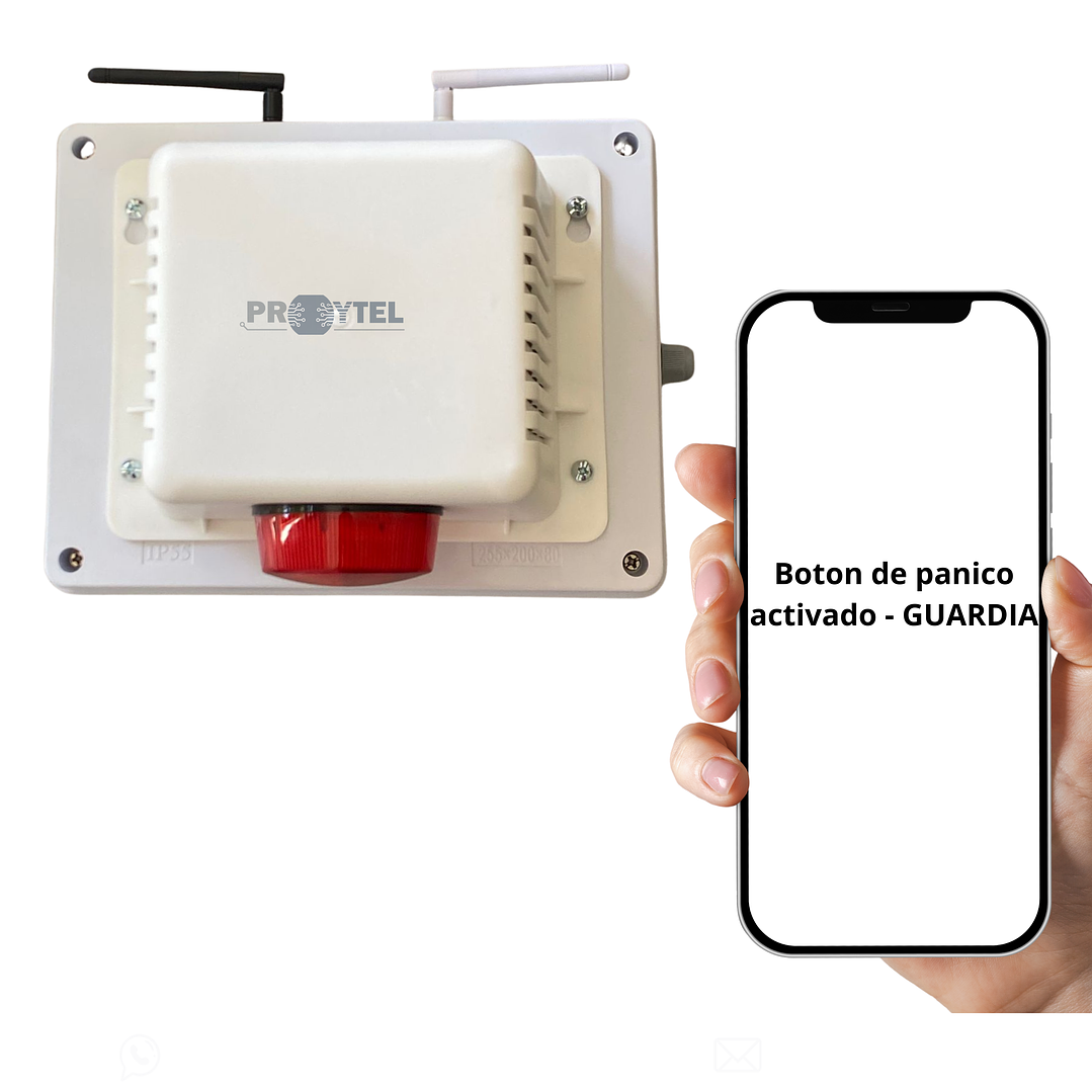 Botón de Pánico SOS con control y Notificación de emergencia 6