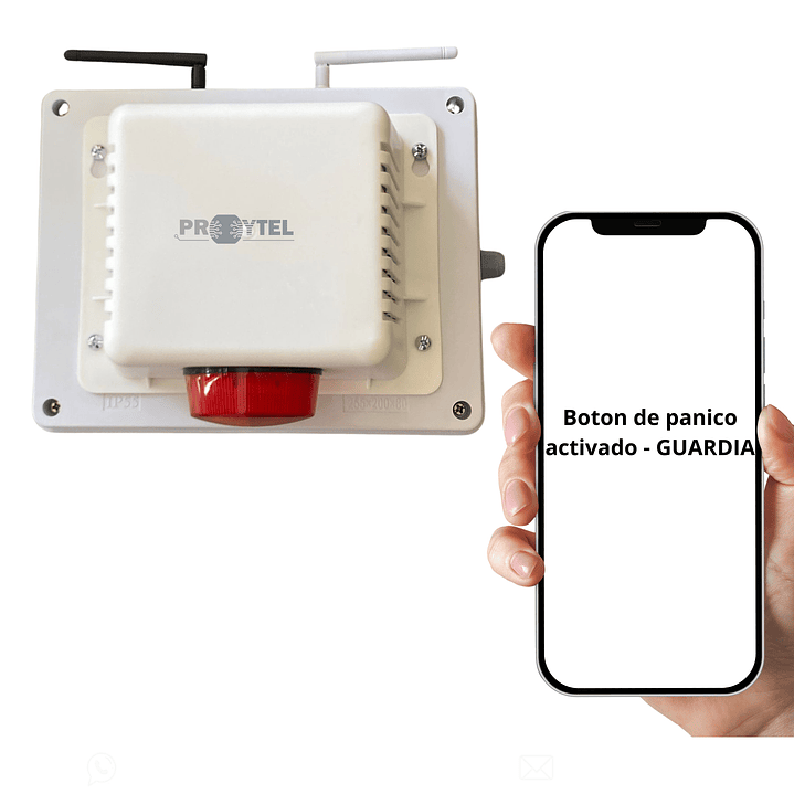 Botón de Pánico SOS con control y Notificación de emergencia 6