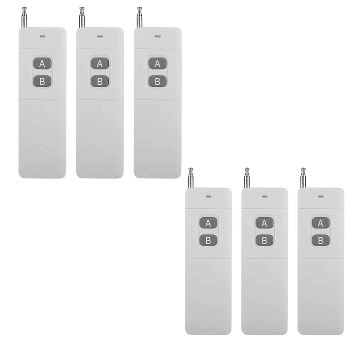 PACK 6 CONTROLES REMOTOS - LARGO ALCANCE | ENVÍO GRATIS 1