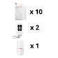 KIT 1 ALARMA 4G /WIFI + 10 SENSORES MAGNETICOS - ENVIA ALERTAS DE ACTIVACION - APP TUYASMART - Miniatura 2
