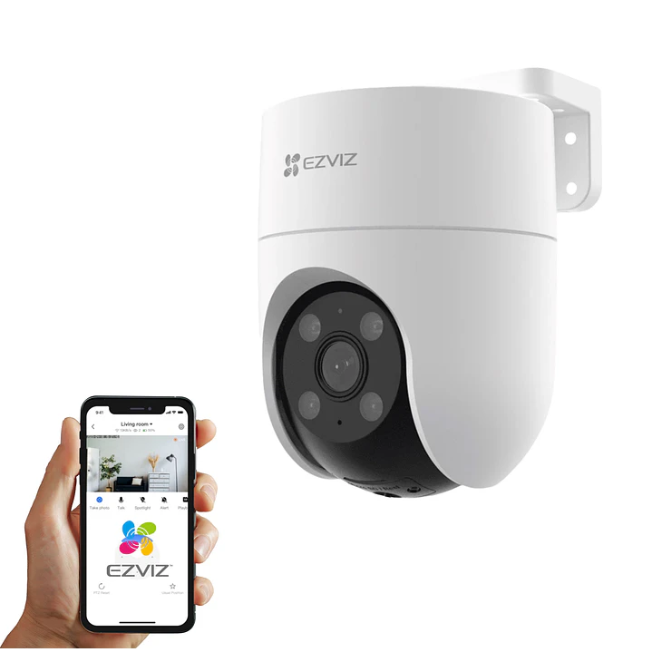 CÁMARA WIFI PTZ EXTERIOR EZVIZ H8C - COBERTURA 360° FULL HD 1