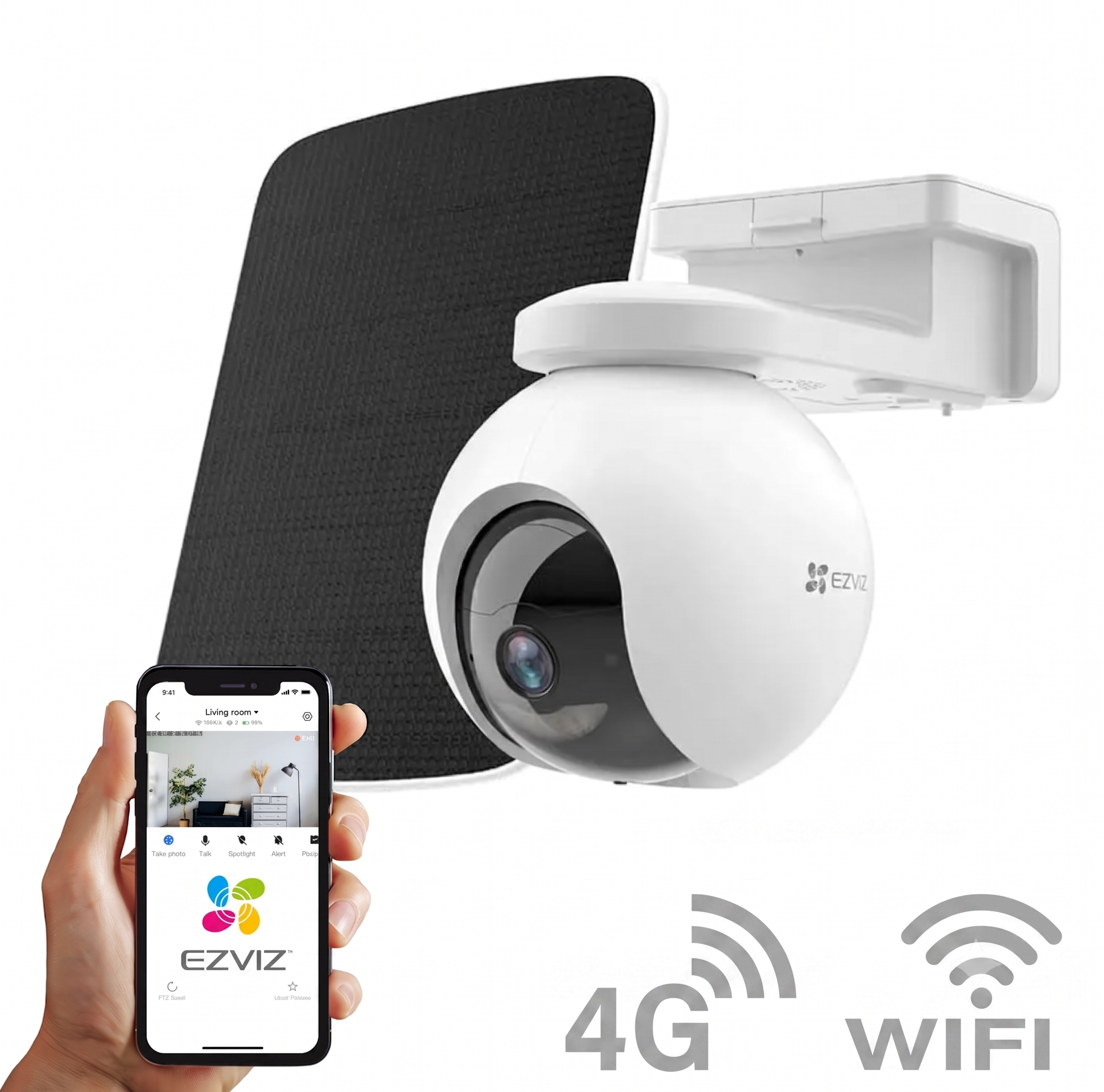 CAMARA SOLAR 4G / WIFI 4K
