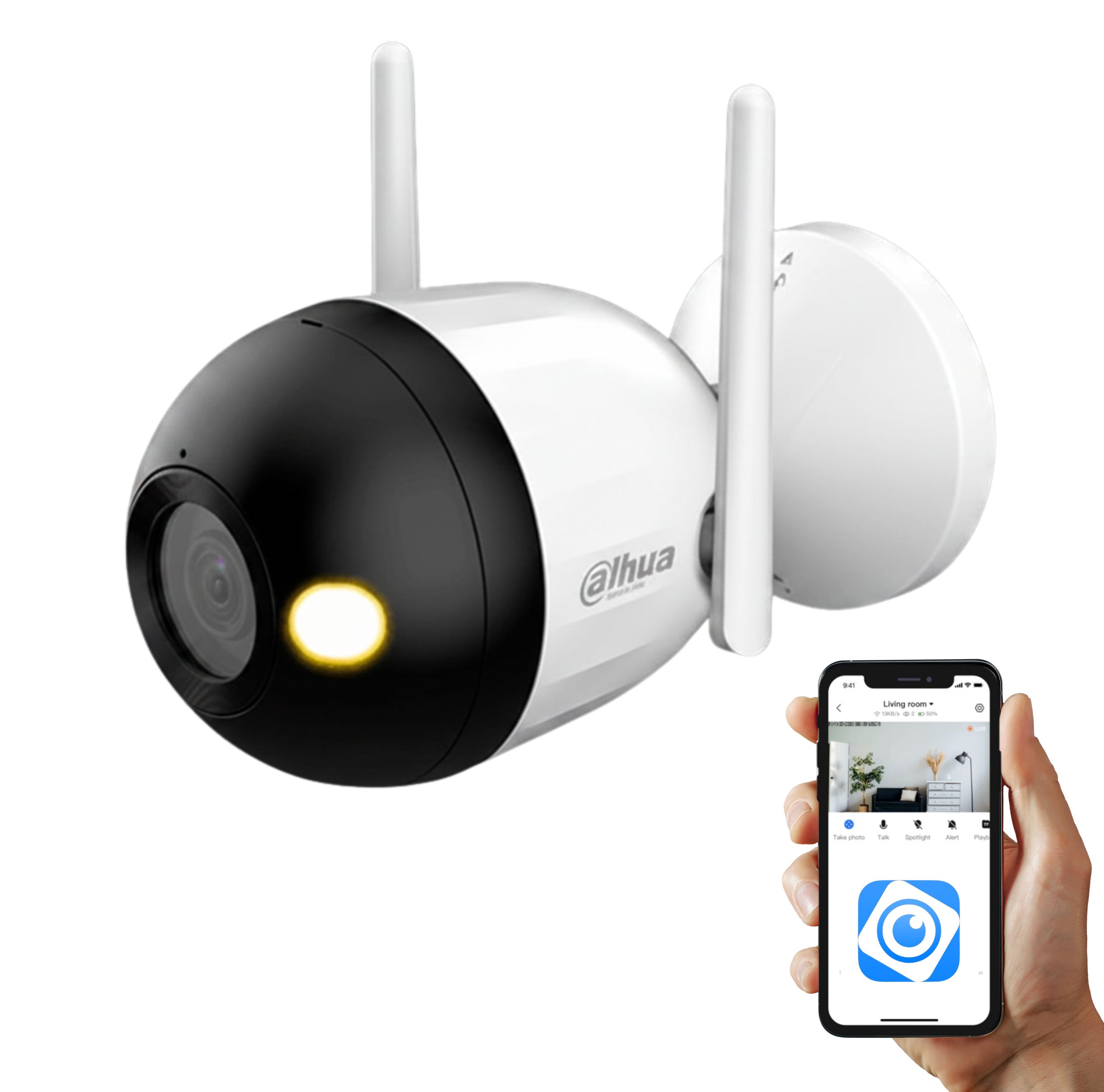 Cámara WiFi Dahua F2C-PV Exterior Full HD 1080p