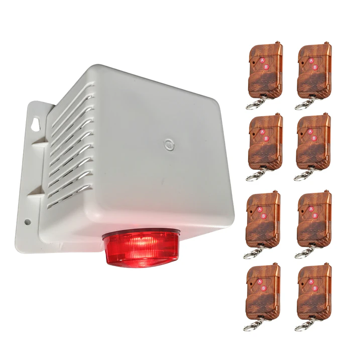 KIT 9 - ALARMA COMUNITARIA PROYTEL | 20W ABS + 8 Controles Remotos 1