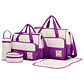 Bolso Maternal 5 Piezas Color Morado - Miniatura 1