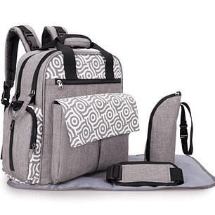 Mochila Maternal Color Gris