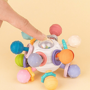 Juguete de Dentición Molecula Blanco +0M