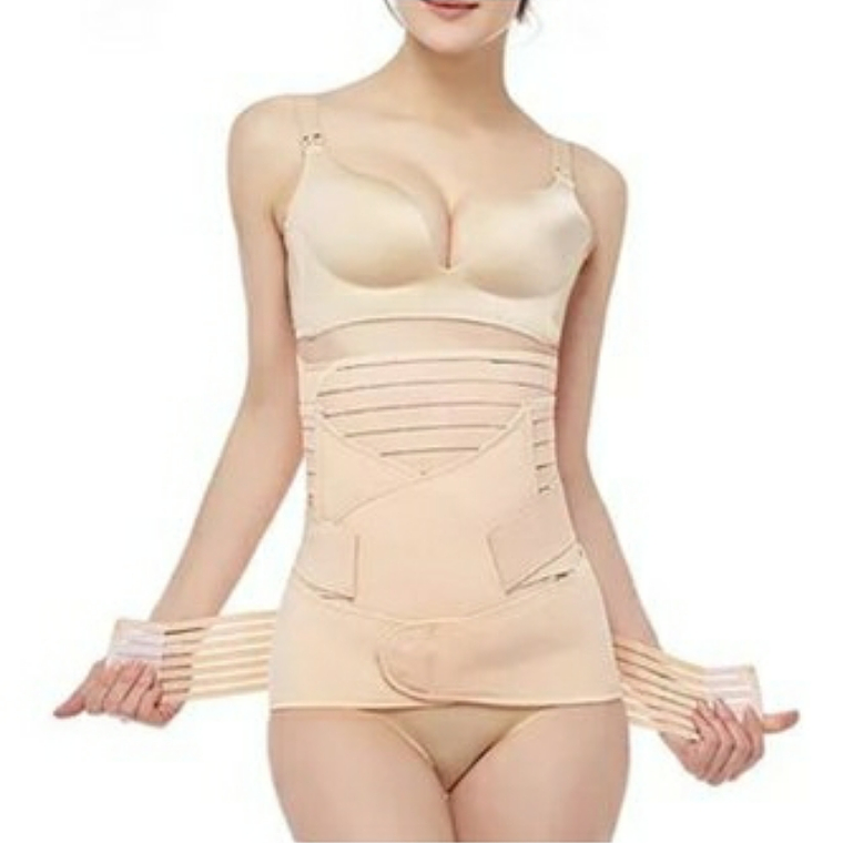 Faja Post Parto 3 en 1 Talla XL Beige 1