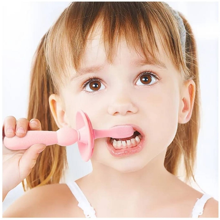 Cepillo Entrenamiento Silicona Rosado CESIL01 3