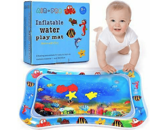 Alfombra De Agua Inflable Celeste AAL02