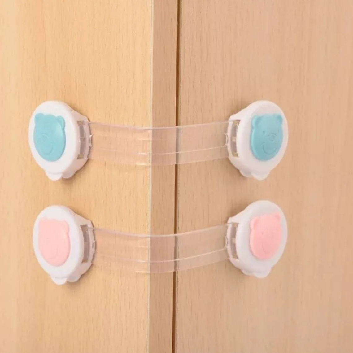 Seguro Para Puertas Flexibles Set 2 Rosado 1