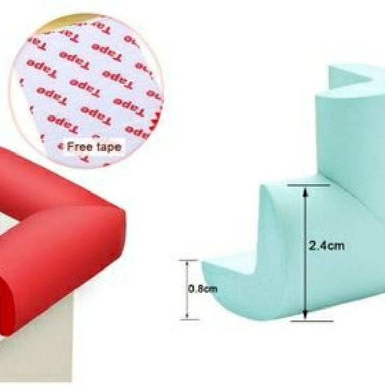 Protector Esquina de Goma Color Crema 2