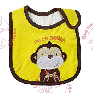 Babero Impermeable Monito