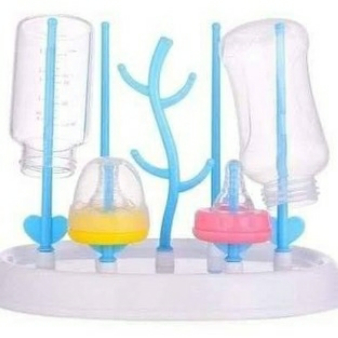 Secador Mamadera Blanco/Celeste 2