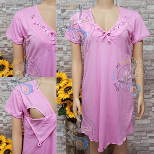 Camisola Manga Corta Rosada Talla S