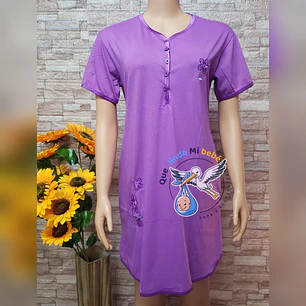 Camisola Manga Corta Morada Talla S
