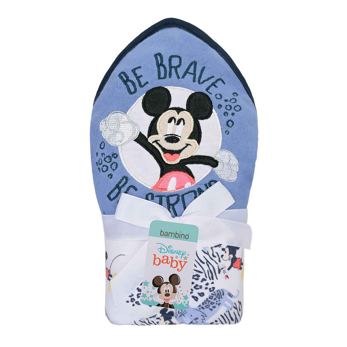Toalla Capucha Mickey Bambino Animal Print 2