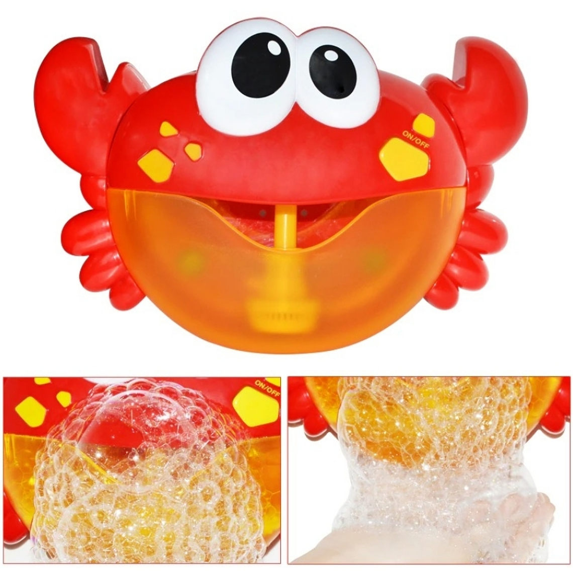 Cangrejo Burbujas Musical Rojo +18M 1