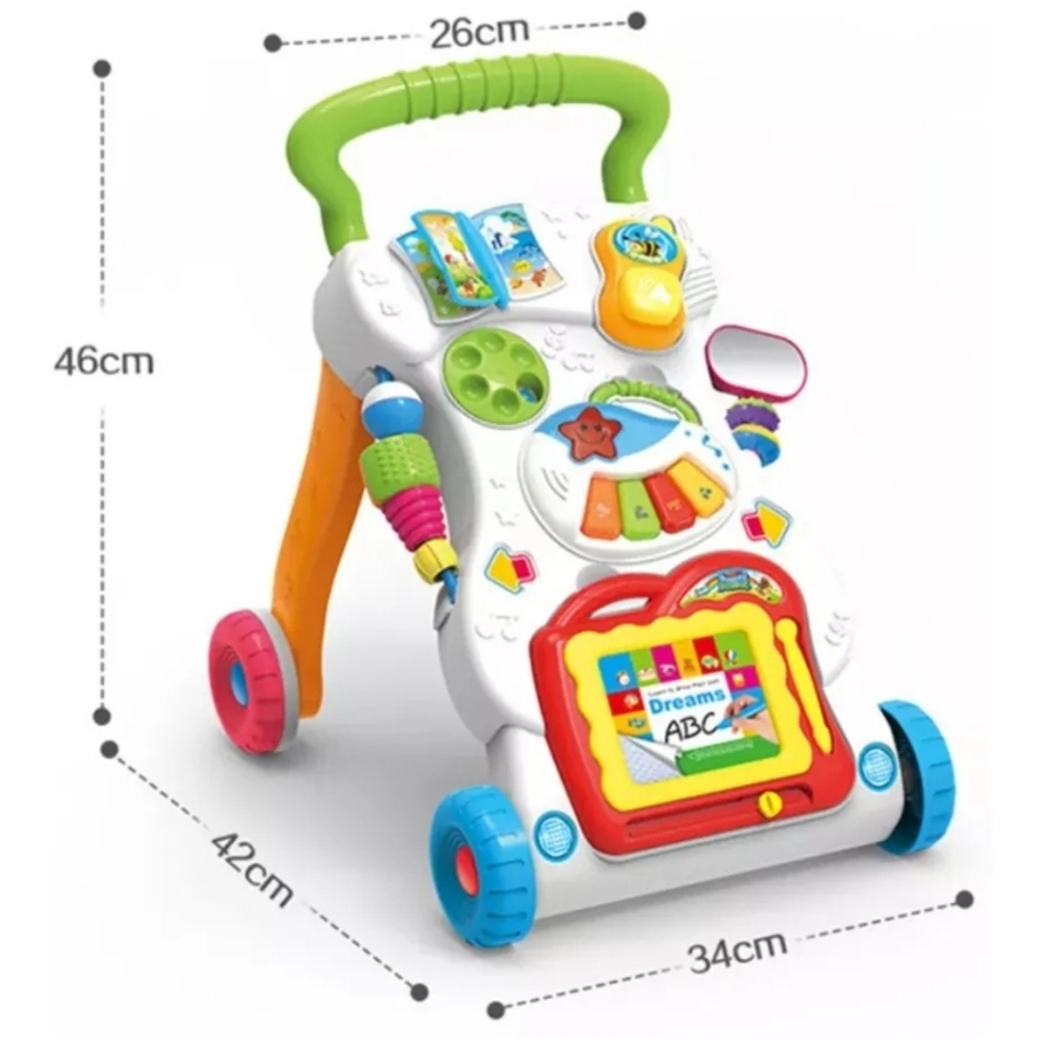 Caminadora Bebe Musical +6M Multicolor 2