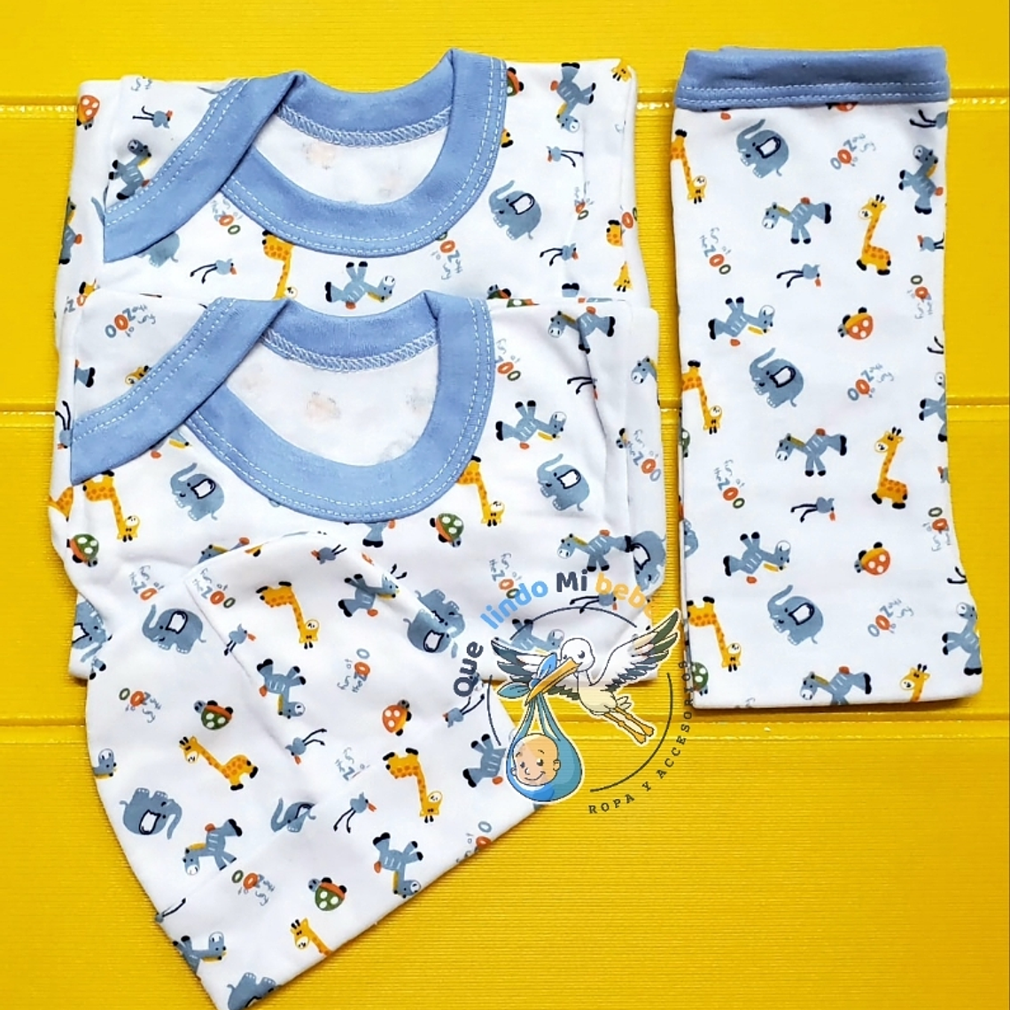 Ajuar 4 Piezas con Diseño Talla 6/9 Meses T3D24 1