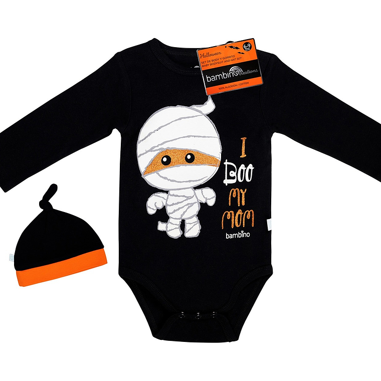 Body Bambino Hallowen 6/9 Meses 69BHWH2 1