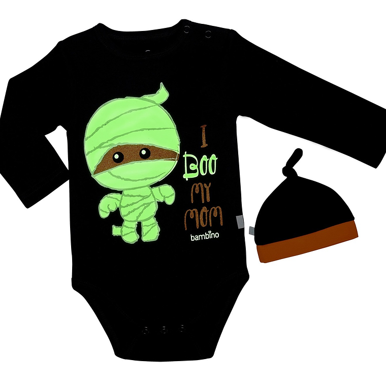 Body Bambino Hallowen 3/6 Meses 36BHWH2 2
