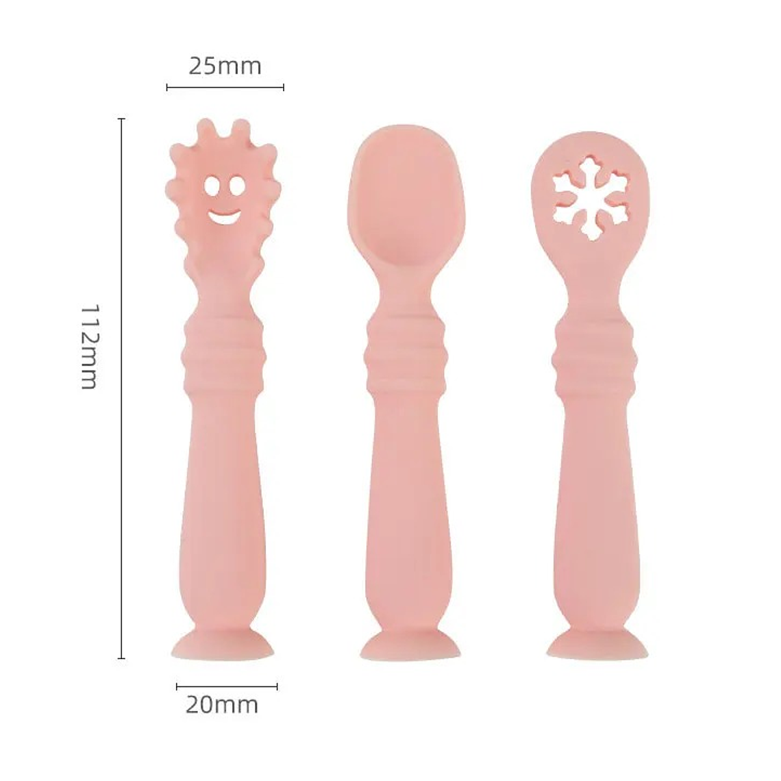 Cuchara de Entrenamiento Set 3 ROSADA 2