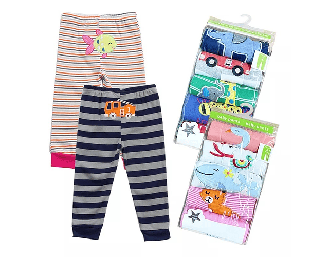 Set 5 Pantaloncillos NIÑA 6/9 Meses 9MCZM01