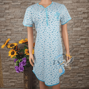 Camisola Manga Corta Floreada Calipso Talla M