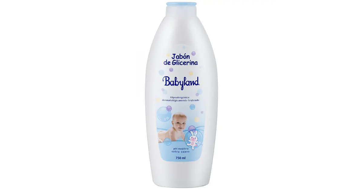 BABYLAND JABON LIQUIDO PARA BEBE Y NIÑOS 750 ML