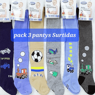 Pack 3 Pantys de Lana Niño Talla 0/6 Meses 06PLAN01