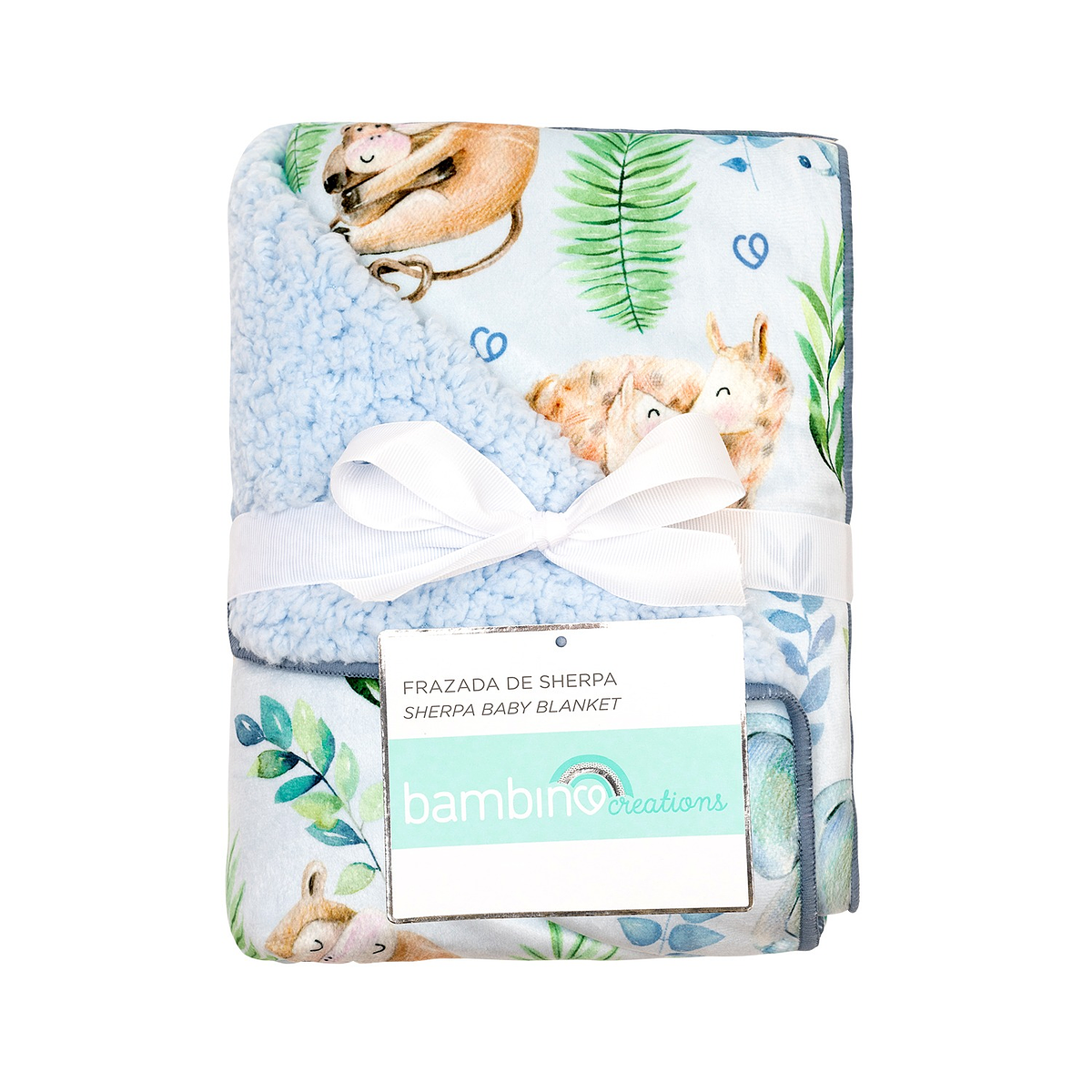 Hudson Baby Coperta In Peluche Unisex Con Retro Sherpa - Foto 5