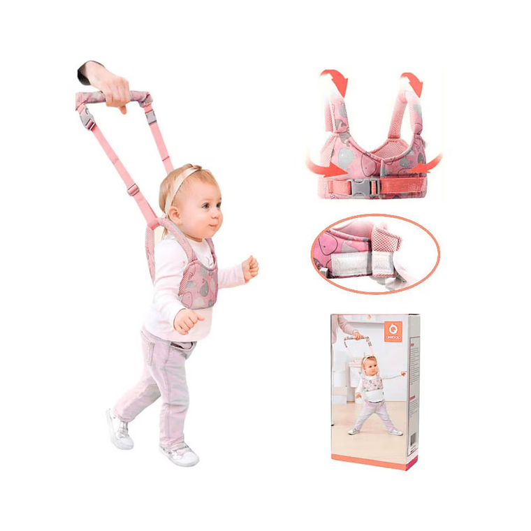 Arnes para Aprender a Caminar Rosado 1