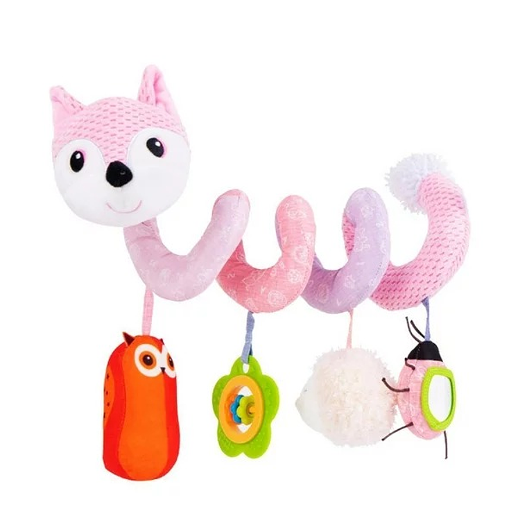 Espiral Peluche Colgante Rosado +0M ESPPC1 3