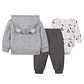 Set Buzo 3 Piezas Forrado 9/12 Meses 12BZH92 - Miniatura 3