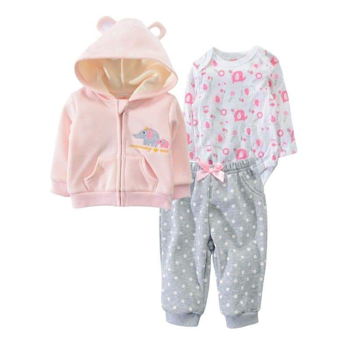 Set Buzo 3 Piezas Forrado 6/9 Meses 69BZM91 2