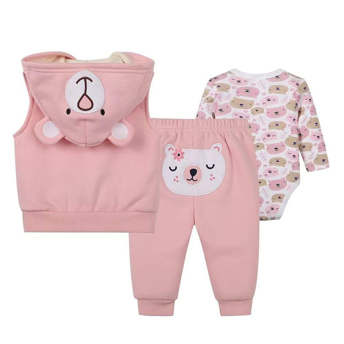 Set Buzo 3 Piezas Forrado 9/12 Meses 12BZM92 3