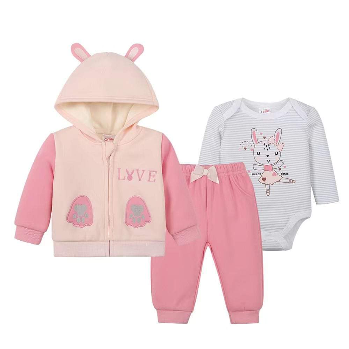 Set Buzo 3 Piezas Forrado 9/12 Meses 12BZM93 2