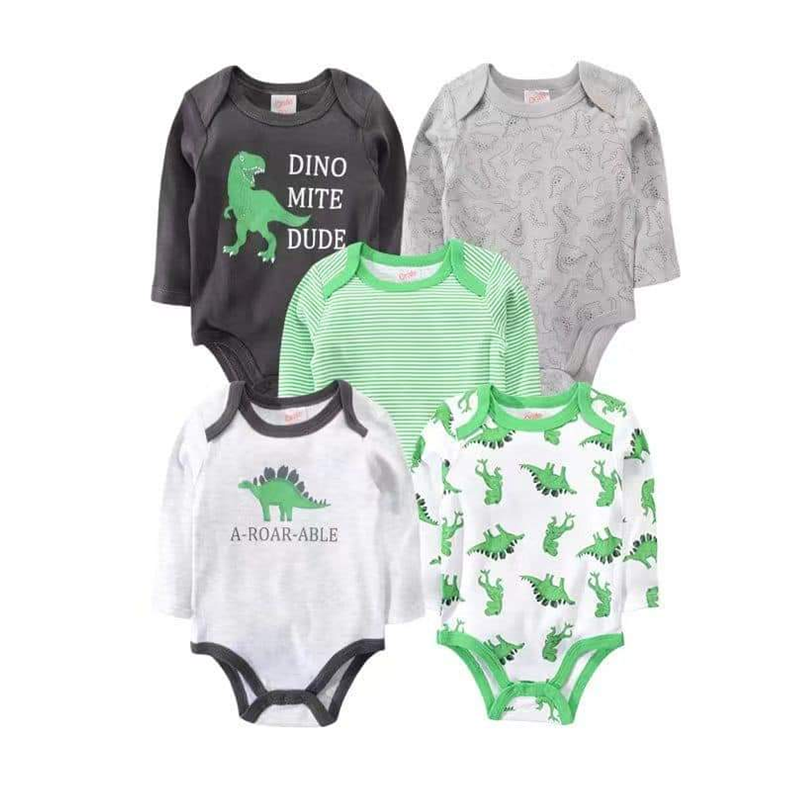 Set 5 Bodys Manga Larga 24 Meses 24BML524 1