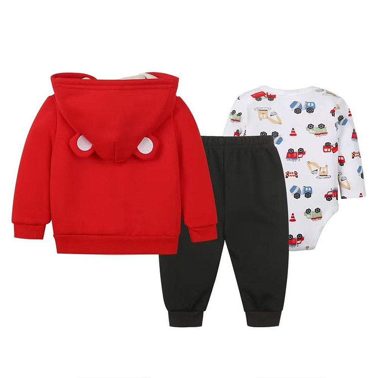 Set Buzo 3 Piezas Forrado 24 Meses 24BZH94 2